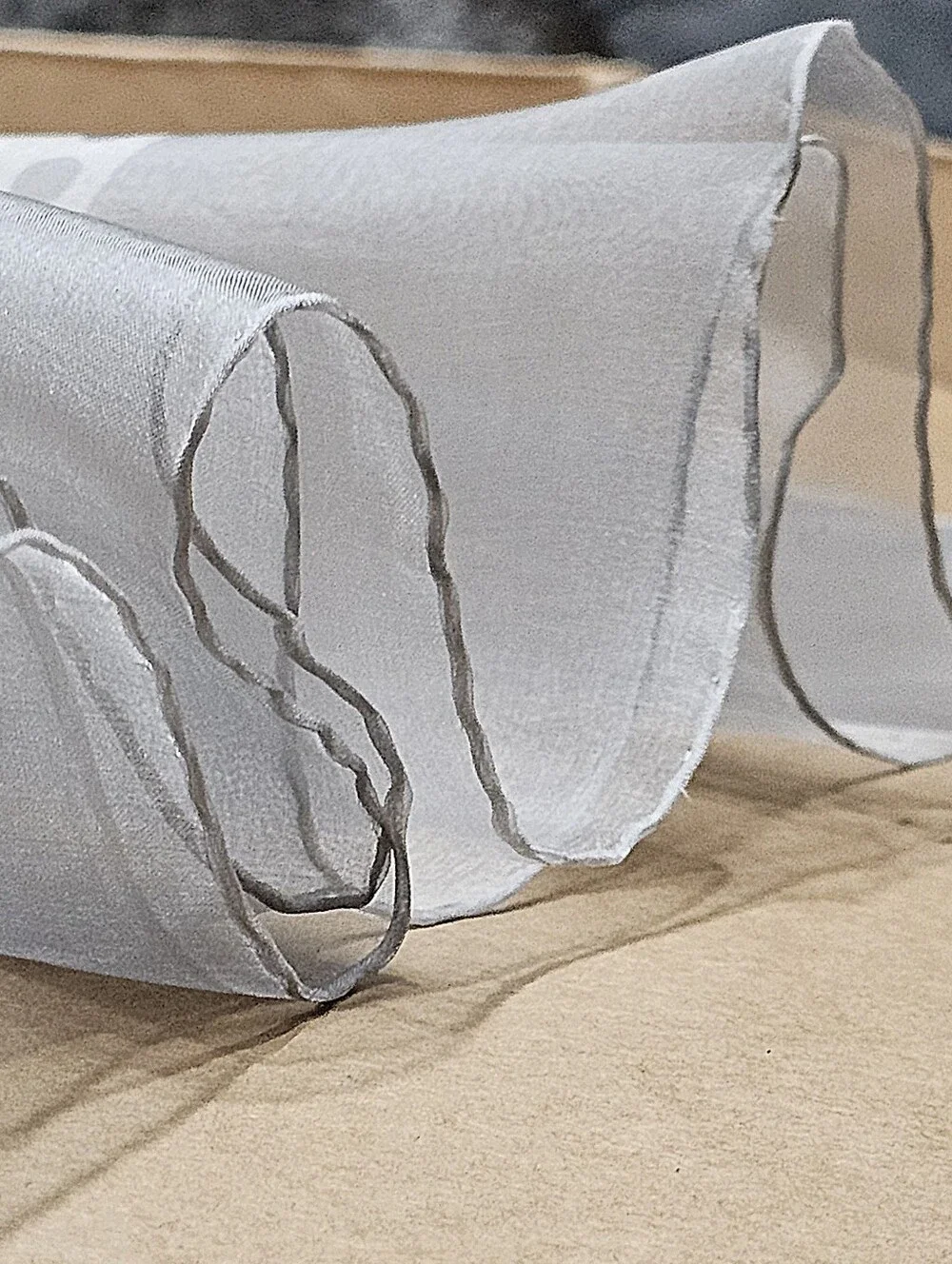 CHRISTIAN DIOR ORGANZA SCARF